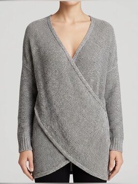 RD Style Gray V-Neck Sweater